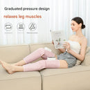 Rechargeable Air Compression Leg Massager with Heat Therapy for Knee & Calf Relief(grey - Double) - RnR Galore