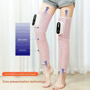 Rechargeable Air Compression Leg Massager with Heat Therapy for Knee & Calf Relief(grey - Double) - RnR Galore