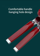 Red (2 - Pack) Heavy - Duty Manual Can Opener - Ergonomic 3 - in - 1 Tool with Stainless Steel Cutter & Bottle Opener - RnR Galore