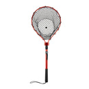 Red High Strength Large Landing Net - Fishing Net with Foldable Handle and Soft Rubber Netting, Dip Net for Fishing, Ideal for Boat, Pier, River Angling - RnR Galore