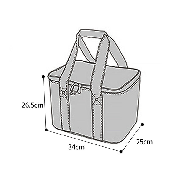 Red Insulated Picnic Bag Thermal Cooler Portable Lunch Food Tote Carry Storage Bag - RnR Galore