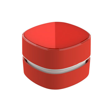Red Rechargeable Cordless Mini Desktop Vacuum - Portable Handheld Cleaner for Desk, Keyboard, Crumb & Dust - RnR Galore