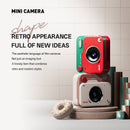 Red Retro Mini Digital Camera Keychain - 48MP Portable Pocket Camcorder with 1080p HD Video - RnR Galore