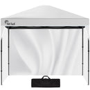 RED TRACK 3.6x2.2m Ultra Compact Folding Gazebo, Walls, Carry bag, Portable Outdoor Popup Marquee for Camping Beach, White - RnR Galore
