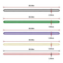 Resistance Band Loop Set of 5 Heavy Duty Gym Yoga Workout - RnR Galore