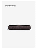 Retro Woven Baguette Handbag for Women Suede Texture PU Leather Shoulder Crossbody Bag Elegant Evening Clutch Sand color - RnR Galore