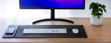 Reversible Wireless Fast Charging Desktop Mat for Smartphones and Earbuds - RnR Galore
