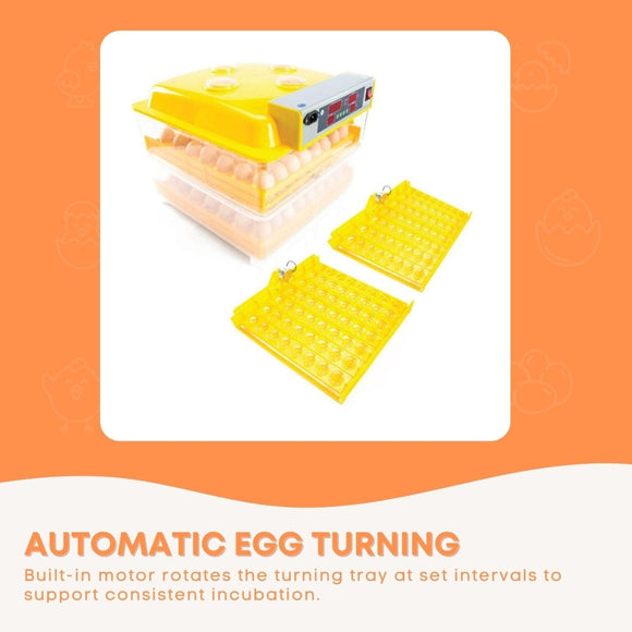 Rooster Farms Electric 112 Egg Incubator + Accessories for Chicken Quail Duck - RnR Galore