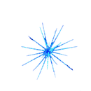 Samland 160 Led Blast Ice Star Ball Christmas Light Decoration Blue 122cm Diameter - RnR Galore