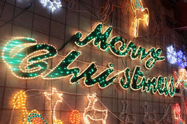 Samland 5.5m Merry Christmas Sign Led Rope Light Commercial - RnR Galore