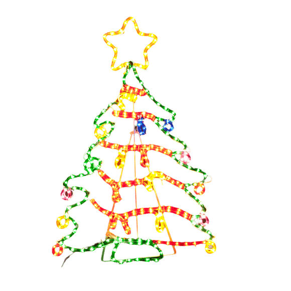 Samland Christmas Tree Motif Rope Light Large 118cm Height - RnR Galore