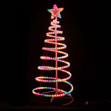 Samland Led 145cm Rope Light Christmas Tree & Star Motif Xmas New - RnR Galore