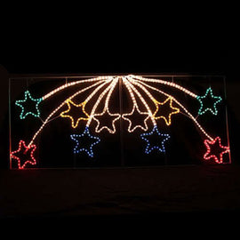 Samland Led Animated 10 Stars Motif Rope Light for Christmas 2.2m - RnR Galore