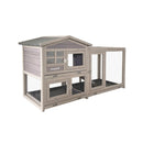 Samland Rabbit Hutch Cage Indoor and Outdoor Chicken Coop Guinea Pig Cage Bunny Cage Waterproof Roof - RnR Galore