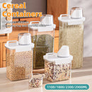 Sealed Household Grain Storage Box Transparent Rice Bucket Kitchen Storage - 2300ml - RnR Galore