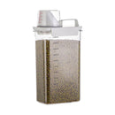 Sealed Household Grain Storage Box Transparent Rice Bucket Kitchen Storage - 2300ml - RnR Galore