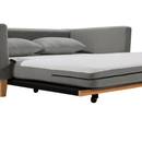 SHASA 2 Seater Pull - out Sofa bed Grey celadon - RnR Galore