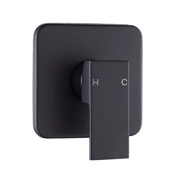 Shower Bath Mixer Tap Bathroom WATERMARK Approved - Electroplated Matte Black - RnR Galore