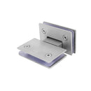 Shower Glass Door Gate Hinge 304 Stainless Steel 180 Degrees Polished Chrome Finish - RnR Galore