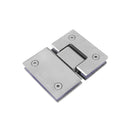 Shower Glass Door Gate Hinge 304 Stainless Steel 180 Degrees Polished Chrome Finish - RnR Galore