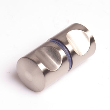 Shower Glass Door Knob Bathroom Back - to - Back Handle Pull 304 Brushed - RnR Galore
