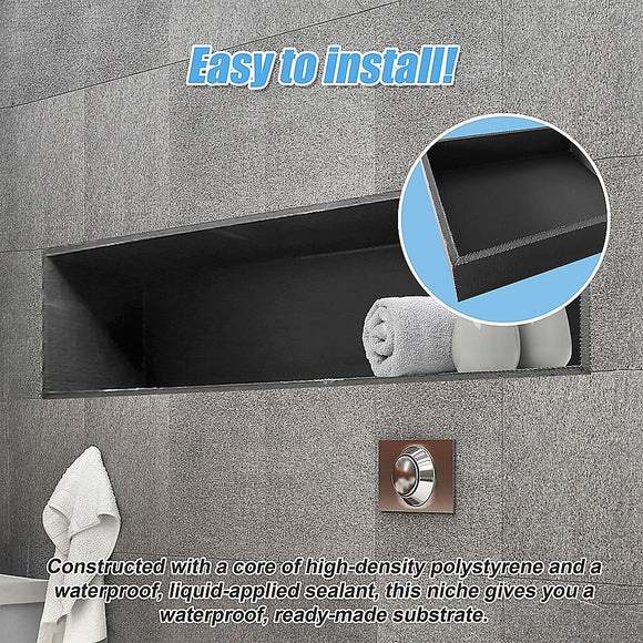 Shower Niche - 250 x 900 x 92mm Prefabricated Wall Bathroom Renovation - RnR Galore