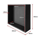 Shower Niche - 350 x 350 x 92mm Prefabricated Wall Bathroom Renovation - RnR Galore