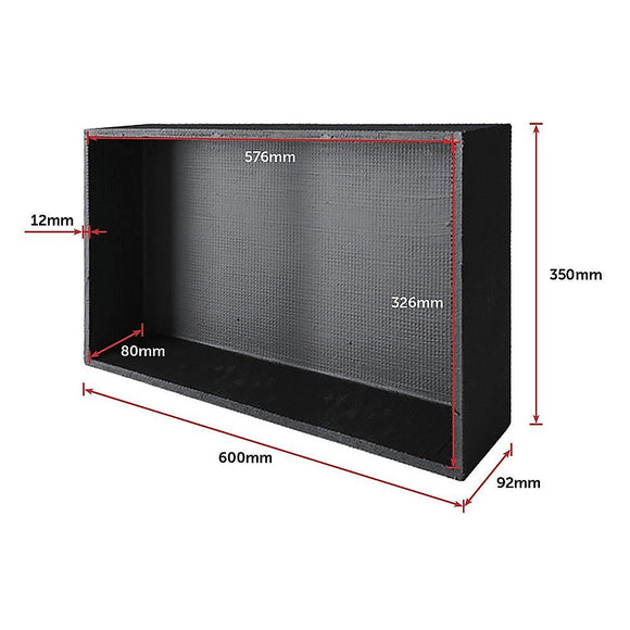 Shower Niche - 350 x 600 x 92mm Prefabricated Wall Bathroom Renovation - RnR Galore