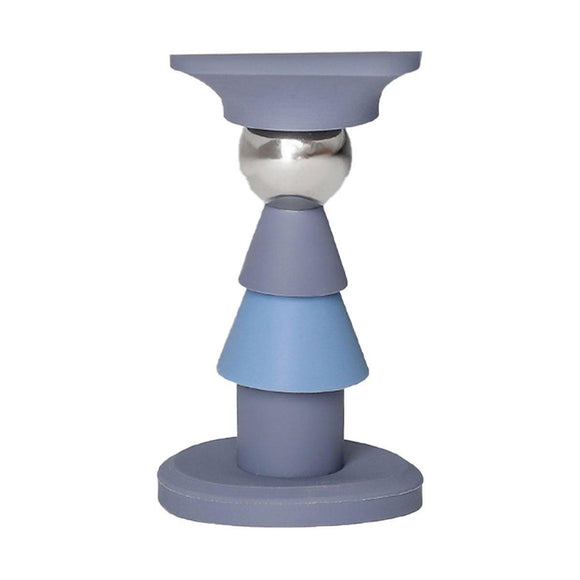 Silicone Silent Door Stopper with Suction Base and Secure Hold Catch Design - Blue - RnR Galore