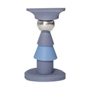 Silicone Silent Door Stopper with Suction Base and Secure Hold Catch Design - Purple - RnR Galore