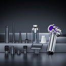 Silver and Purple 4 - in - 1 Cordless Handheld Vacuum Cleaner - Powerful 16KPa Suction with Brushless Motor, Blower & Air Pump - RnR Galore