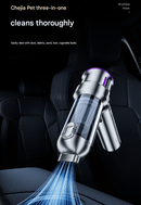 Silver and Purple 4 - in - 1 Cordless Handheld Vacuum Cleaner - Powerful 16KPa Suction with Brushless Motor, Blower & Air Pump - RnR Galore