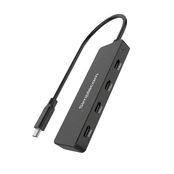 Simplecom CH384 USB - C to 4 - Port USB - C Data Hub USB 3.2 Gen 2 10Gbps - RnR Galore