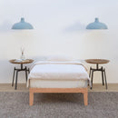 Single Size Warm Wooden Natural Bed Base Frame – Single - RnR Galore