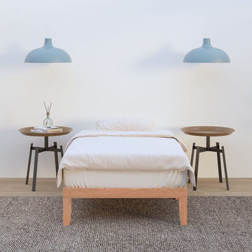 Single Size Warm Wooden Natural Bed Base Frame – Single - RnR Galore