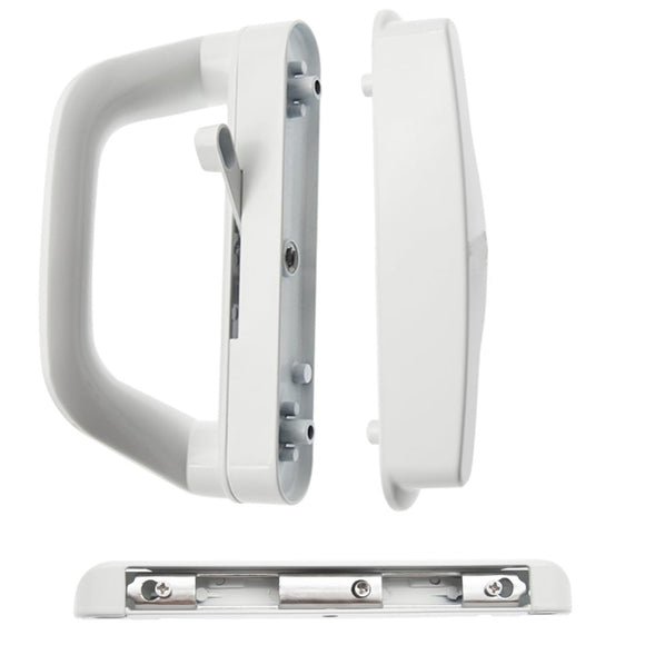 Sliding Patio Door Handle Set Mortise Lock Suitable for Sliding Glass Patio Door White - RnR Galore