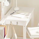 Small White Desk with Drawer Hooks - RnR Galore