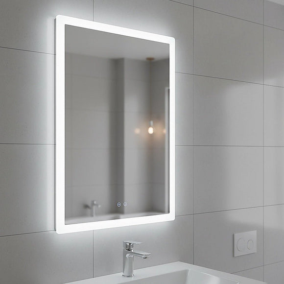 Smart Mirror Bathroom Vanity LED Lighted Wall Mirror 800x600mm - RnR Galore