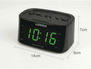 Smartphone - Charging Alarm Clock & FM Radio (Black) w/ USB Port - RnR Galore
