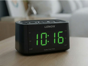 Smartphone - Charging Alarm Clock & FM Radio (Black) w/ USB Port - RnR Galore