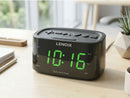 Smartphone - Charging Alarm Clock & FM Radio (Black) w/ USB Port - RnR Galore