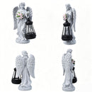 Solar - Powered Angel Lantern Outdoor Light, Resin Waterproof Garden Decorative Light, Walkway and Lawn Mood Light, Garden Statue Ornament for Ambiance - RnR Galore