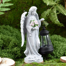 Solar - Powered Angel Lantern Outdoor Light, Resin Waterproof Garden Decorative Light, Walkway and Lawn Mood Light, Garden Statue Ornament for Ambiance - RnR Galore