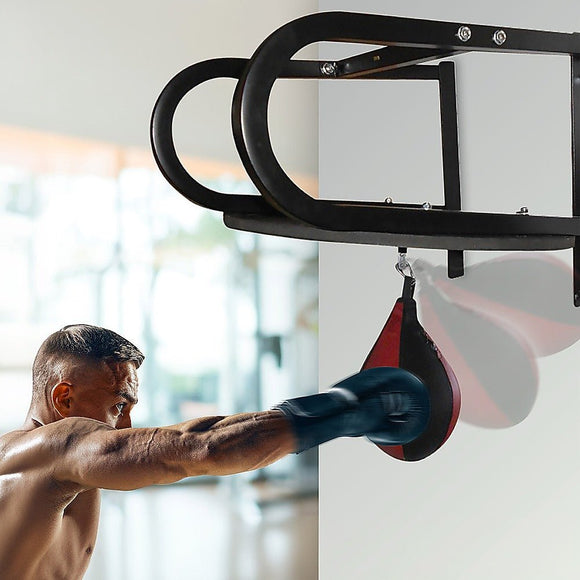 Speedball with Wall Frame – Boxing Punching Bag Training Set for Home Gym - RnR Galore