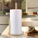 Stainless Steel Double Pole Paper Towel Holder - Gold - RnR Galore