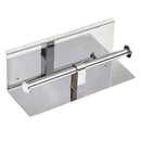 Stainless Steel Double Toilet Paper Holder Towel Roll Tissue Rack Storage Shelf - RnR Galore