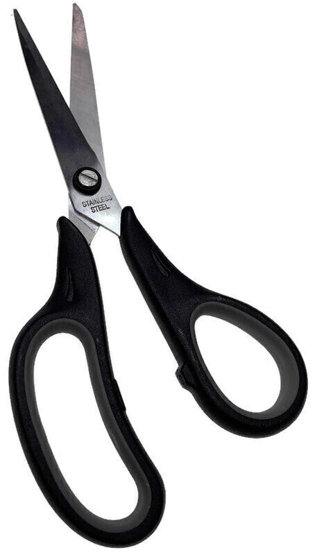 Stainless Steel Scissors Soft Handle Kitchen Craft Office School Sharp Kitchen - RnR Galore