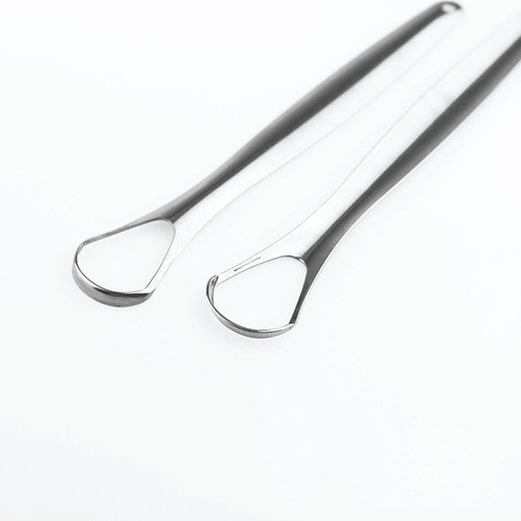 Stainless Steel Tongue Scraper Cleaner Oral Hygiene Reduce Bad Breath Metal Tool - RnR Galore