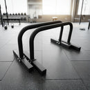 Steel Parallette Bars for Push Ups, Dips & Calisthenics Home Strength Training - RnR Galore