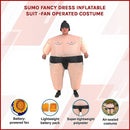 SUMO Fancy Dress Inflatable Suit - Fan Operated Costume - RnR Galore